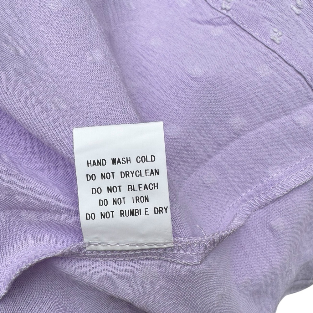 NWT Zoco Lavender Daymaker Dress Boho Maxi Cottagecore Feminine Flowy Chic Tiers - Picture 6 of 15